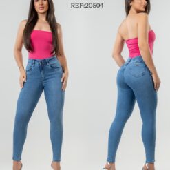 PANTALON FEM. SKINNY STRASS
